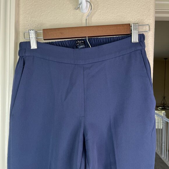 J Crew Jamie Pants Casual Ankle Navy Blue Slack Pants Size 2 #511 - Picture 4 of 12